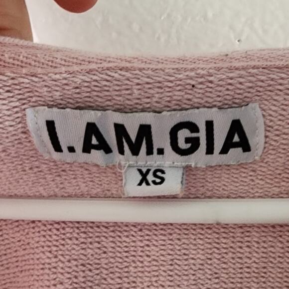 I.AM.GIA Aporia Full Zip Hoodie Light Pink XS - Picture 4 of 11